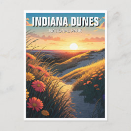 Indiana Dunes National Park Travel Vykort