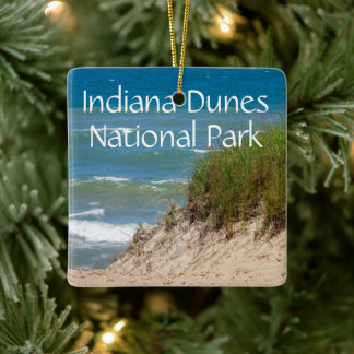 Indiana Dunes National Park Vacation Julgransprydnad Keramik