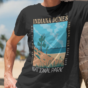 Indiana Dunes National Park Vintage Distress T Shirt
