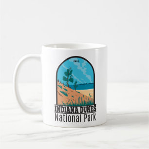 Indiana Dunes National Park Vintage Kaffemugg