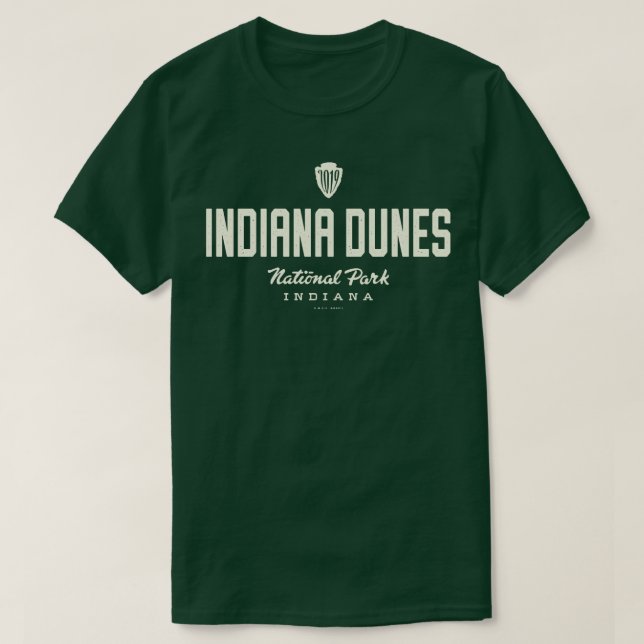 Indiana Dunes nationalpark 2019 Arrowhad Tan T Shirt (Design framsida)