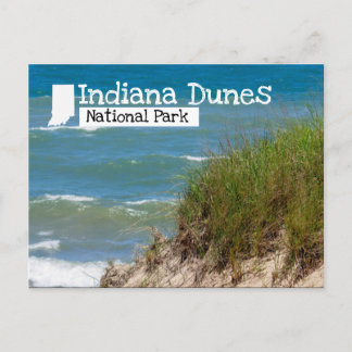 Indiana Dunes nationalpark Beach Dune Vykort