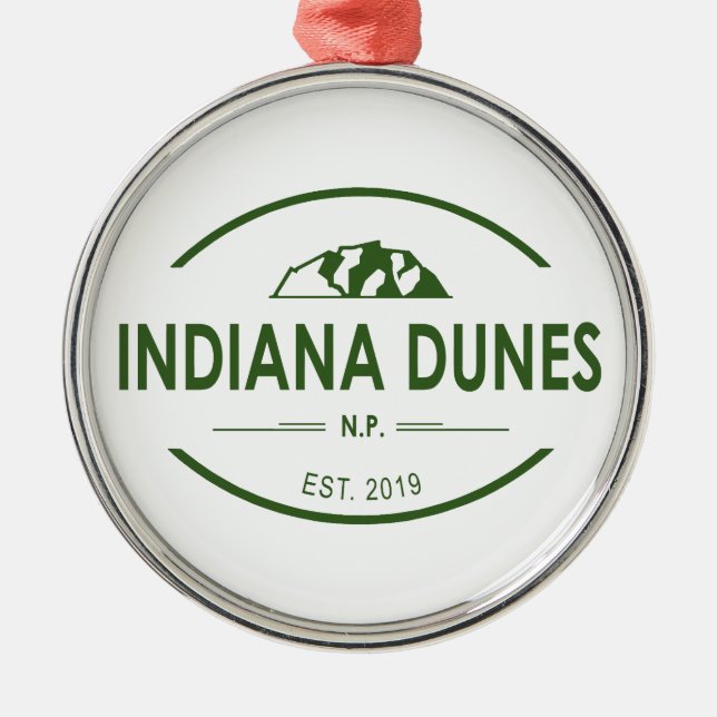 Indiana Dunes nationalpark Julgransprydnad Metall (Framsidan)