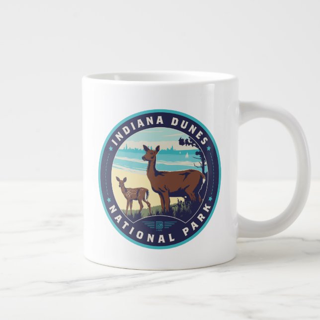 Indiana Dunes nationalpark Jumbo Mugg (Höger)