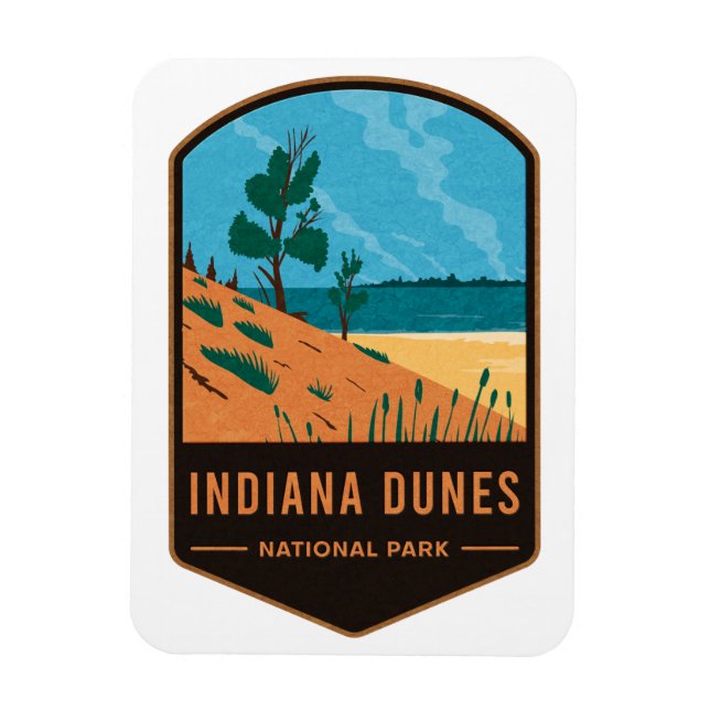 Indiana Dunes nationalpark Magnet (Vertikal)