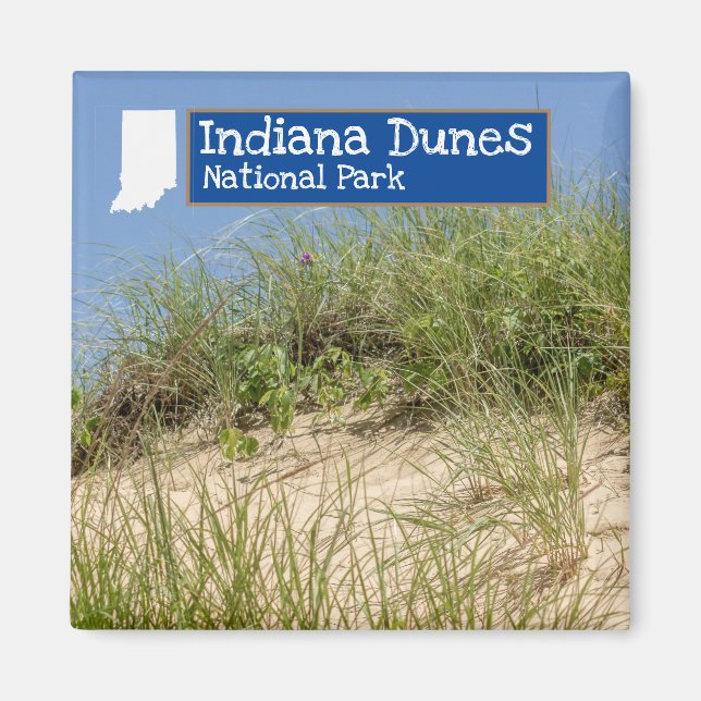 Indiana Dunes nationalpark Magnet (Framsidan)