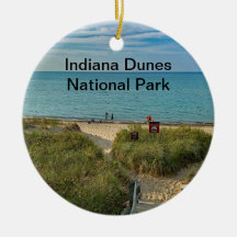Indiana Dunes nationalpark ornament