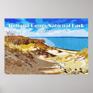 Indiana Dunes nationalpark Poster