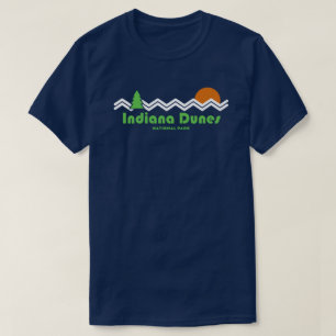 Indiana Dunes nationalpark Retro T Shirt