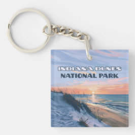 Indiana Dunes nationalpark Sjö Michigan