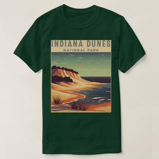 Indiana Dunes nationalpark T Shirt (Design framsida)