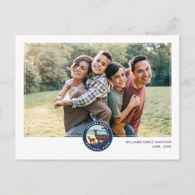 Indiana Dunes nationalpark Vykort (Framsida)