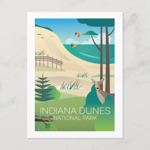 Indiana Dunes nationalpark Vykort