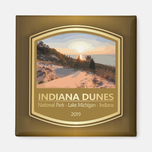 Indiana Dunes NP (PF1) Magnet (Framsidan)