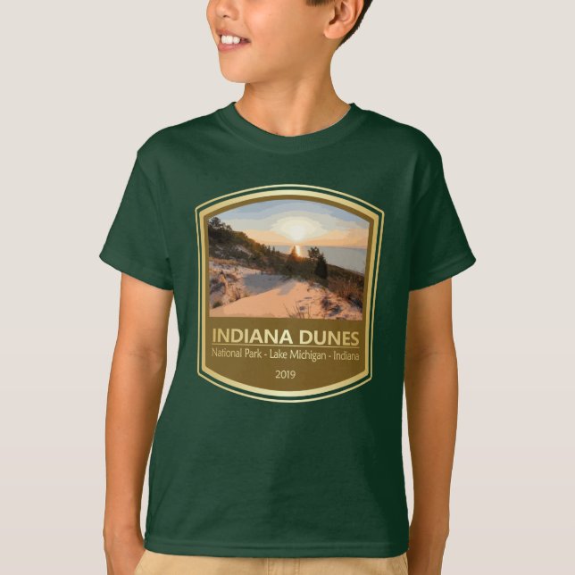 Indiana Dunes NP (PF1) T Shirt (Framsida)