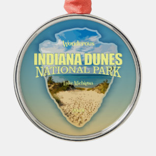 Indiana Dunes NP (pilhuvud) Julgransprydnad Metall