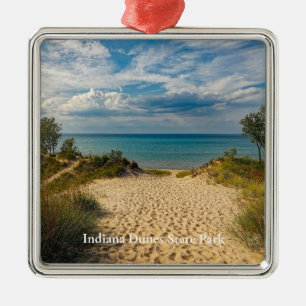 Indiana Dunes State Park Julgransprydnad Metall