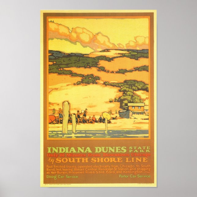 Indiana Dunes State Park Poster (Framsidan)