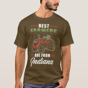 Indiana Farmer Pride Best Farmers kommer från Indi T Shirt