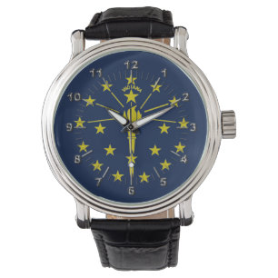 Indiana flagga armbandsur