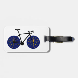 Indiana Flagga Cycling Bagagebricka