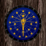 Indiana Flagga Dartboard & Indiana / USA-speltavla Darttavla<br><div class="desc">Dartboard: Indiana & Indiana flagga darts,  familjejordspel - kärlek mitt land,  sommarspel,  helgdag,  fars dag,  födelsedagsfest,  College studenter/roligtar</div>
