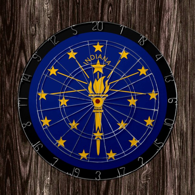 Indiana Flagga Dartboard & Indiana / USA-speltavla Darttavla (Skapare uppladdad)