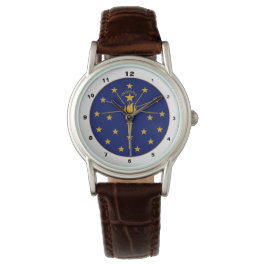 Indiana Flagga & Indiana mode USA/designur Armbandsur
