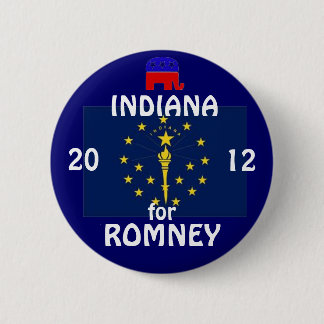 Indiana för Romney 2012 Knapp