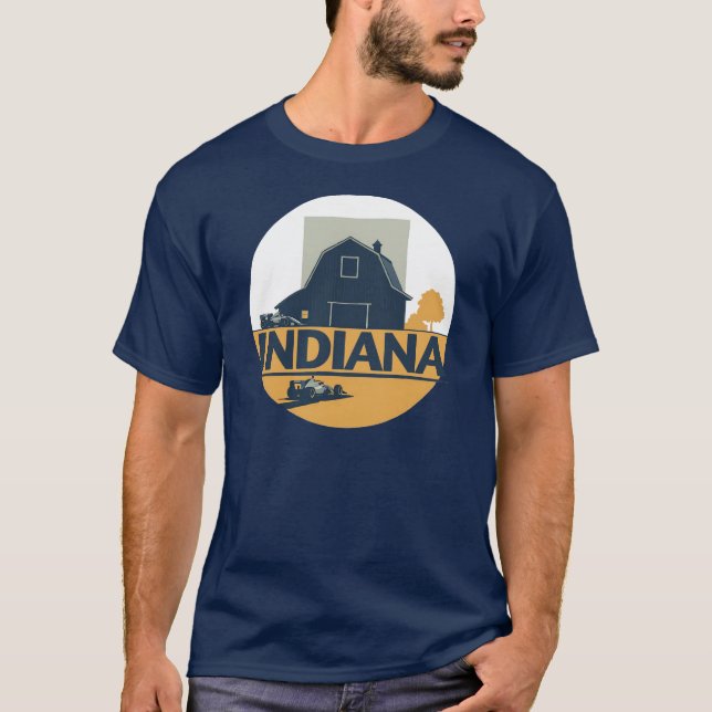 Indiana Förenta staterna T Shirt (Framsida)