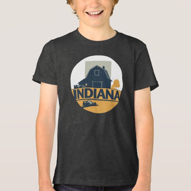 Indiana Förenta staterna T Shirt (Framsida)