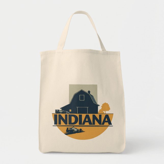 Indiana Förenta staterna Tygkasse (Framsidan)