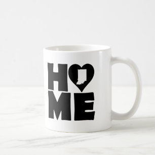 Indiana Hem Heart State Mugg eller Resmugg