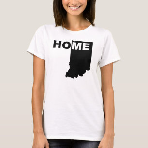 Indiana Hemifrån Från Stat T-Shirt Tees