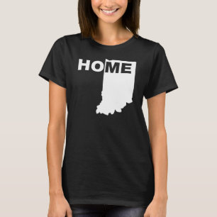 Indiana Hemifrån Från Stat T-Shirt Tees