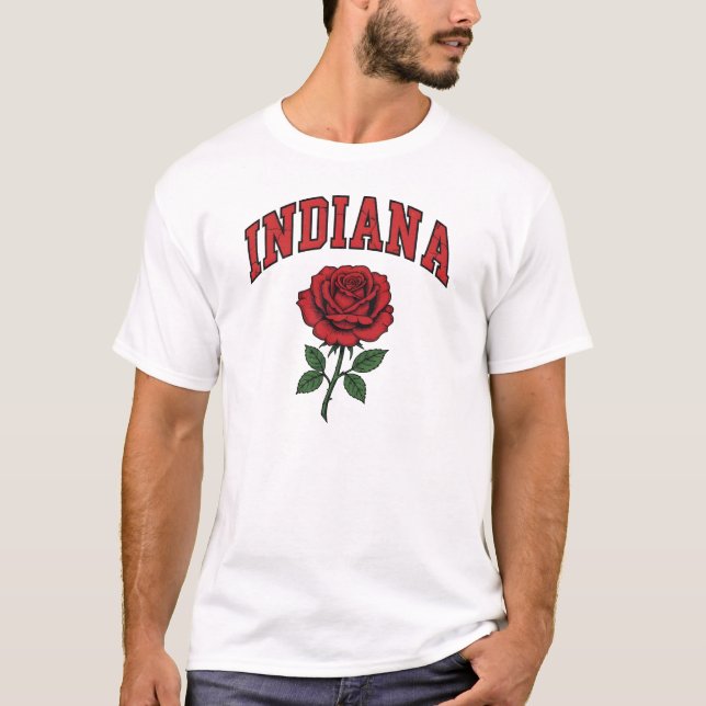 Indiana Heritage in Bloom T Shirt (Framsida)