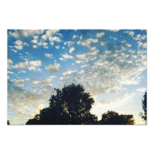 Indiana himmel fototryck