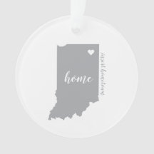 Indiana Hometown Personlig Ornament