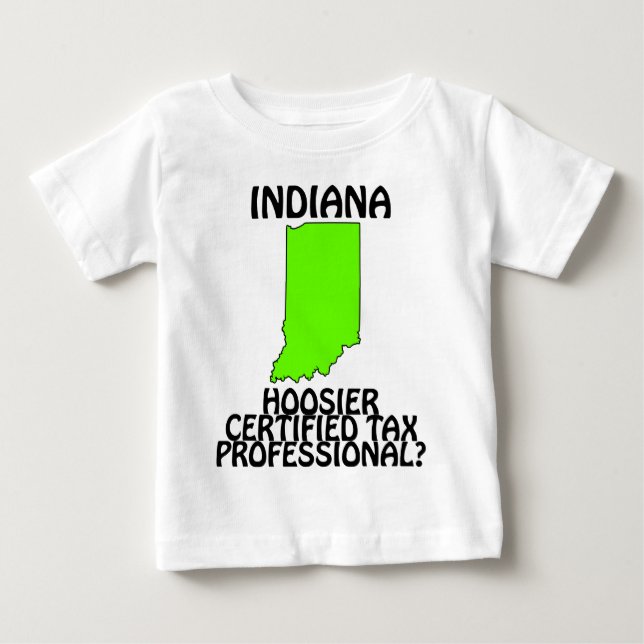 Indiana - Hoosier-certifierad skatteproffs? T Shirt (Framsida)