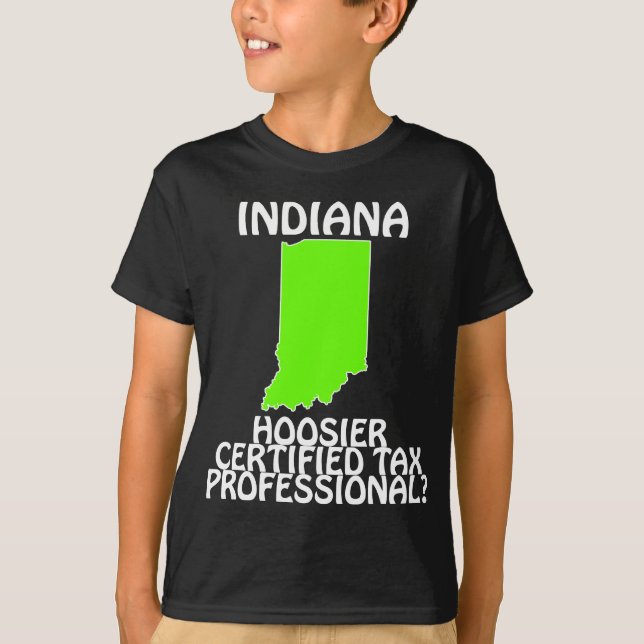 Indiana - Hoosier-certifierad skatteproffs? Tröja (Framsida)