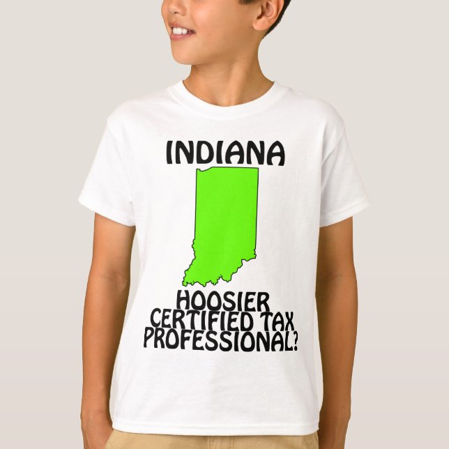 Indiana - Hoosier-certifierad skatteproffs? Tröja (Framsida)
