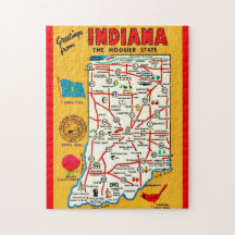 Indiana Hoosier-karta