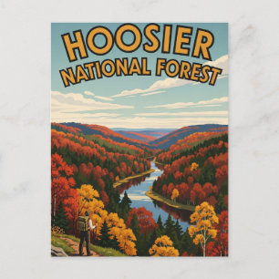 Indiana Hoosier National Forest Resor Vykort