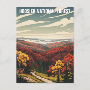 Indiana Hoosier National Forest Travel Vykort