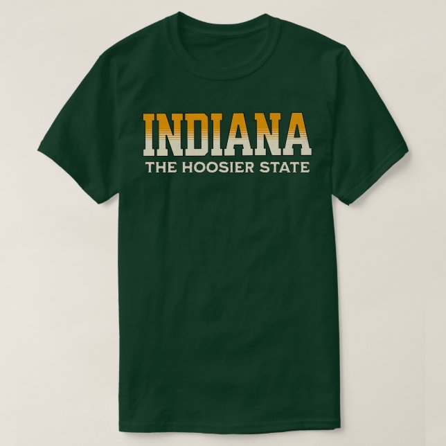 Indiana, Hoosier-staten T Shirt (Design framsida)