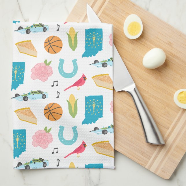 Indiana Icons Kökshandduk (Vikt i Fjärdedel)