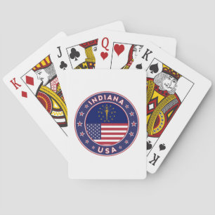 Indiana, Indiana t-shirt, Indiana-dekal Casinokort
