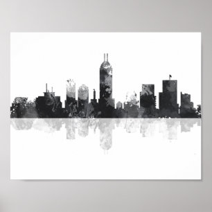 INDIANA INDIANAPOLIS HORISONT POSTER