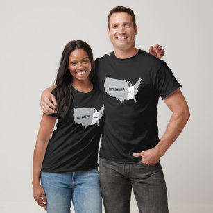 Indiana inte Indiana Design för stolt Hoosier T Shirt