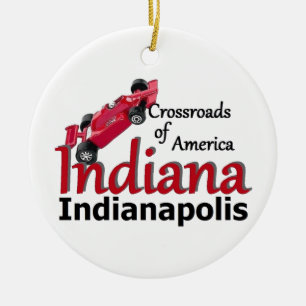 INDIANA JULGRANSPRYDNAD KERAMIK